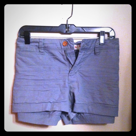 GREY shorts.