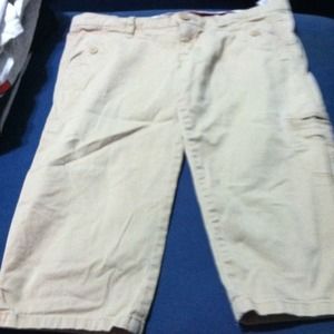 Hollister khaki capris