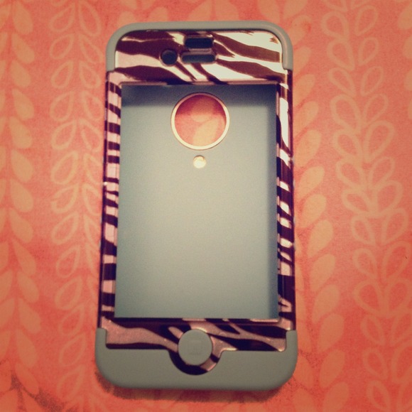 Blue zebra iPhone 4/4s case