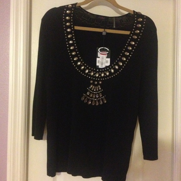 Black Cyrus dressy shirt.