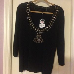 Black Cyrus dressy shirt.