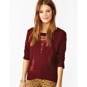 Trade✋ Nastygal Soho Shredded Knit