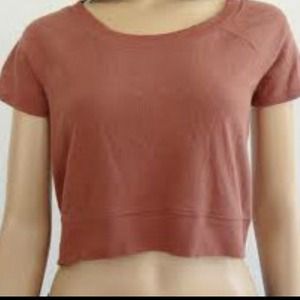 URBAN OUTFITTERS COINCIDENCE & CHANCE ROSE TOP.