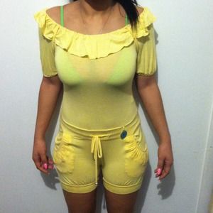 Yellow romper