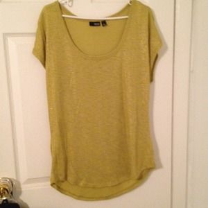 Short sleeve sparkly shirt