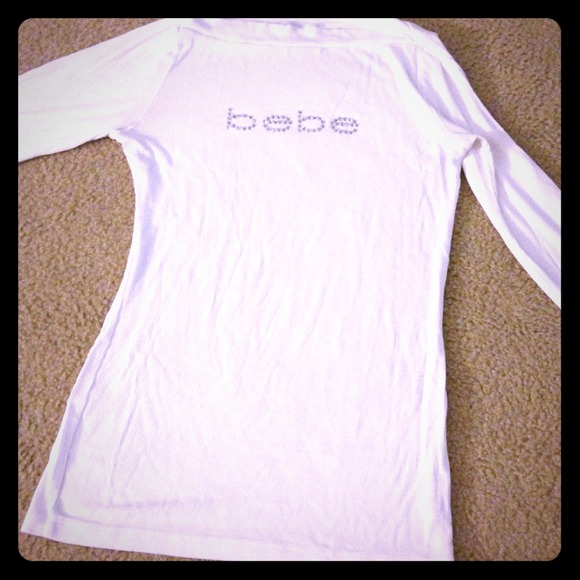 💥SOLD💥RESERVED Bebe Ribbed Tee