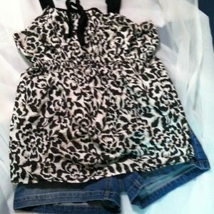 Cute maternity tank top