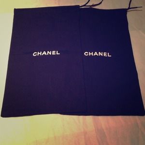 SOLD****Bundle of 2 original Chanel dust bags