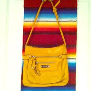 🔴✋SOLD✋🔴Yellow Leather Tignanello Handbag