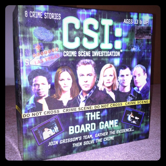 SOLD!!!!!            CSI Board Game