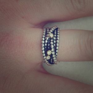 Pandora entangled beauty diamond ring. New