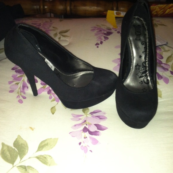 Black high heels