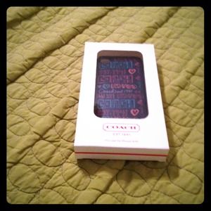 Brand new coach poppy iPhone 4s case