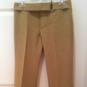 SOLD-Beige ankle length pants from Guess