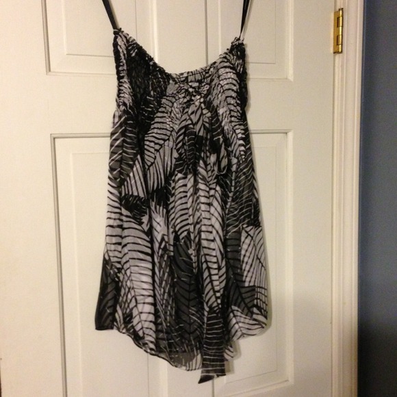 Strapless White House Black Market top