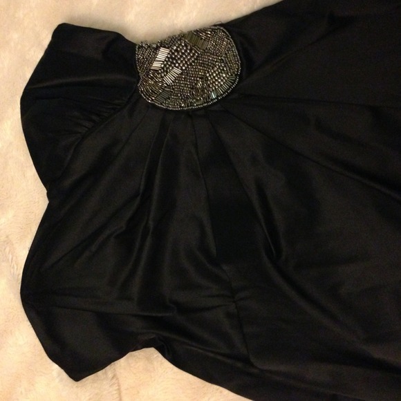 Black embellished cocktail dress - Picture 4 of 4