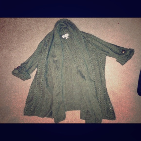 Olive green sweater