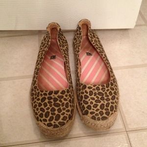 Size 8 Leopard Print Sperry's