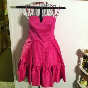 Betsey Johnson size 10 short pink formal dress