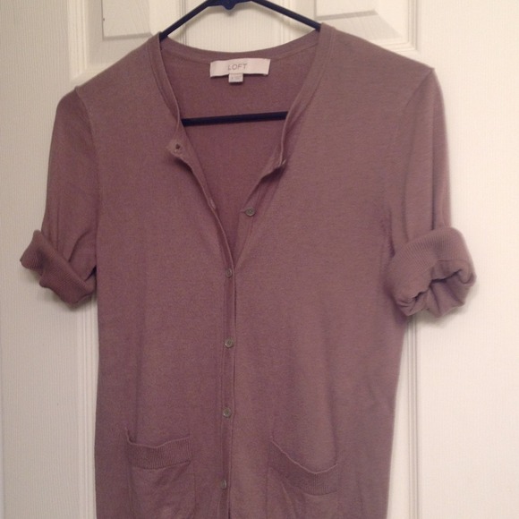 Short sleeve cardigan