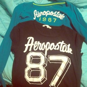 Two size large Aeropostale shirts. 🚫RESERVED!🚫