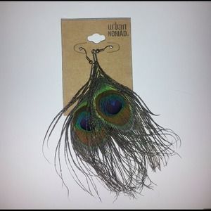 **SOLD** Brand new peacock earrings