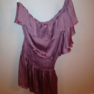 Mauve Rose One Sleeve Top