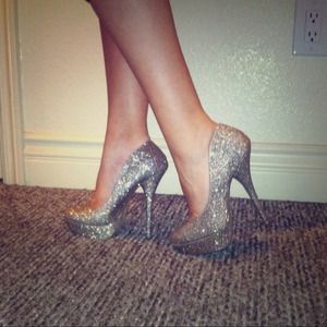 Gold & Silver Pumps
