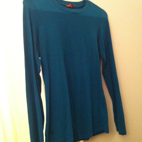 DONATED Teal long sleeve shirt
