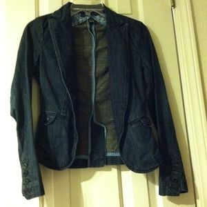 Lucky Brand dark blue denim jacket.