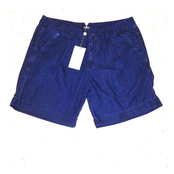 7 for all Mankind Denim - NWT 7 for all mankind dark wash shorts!