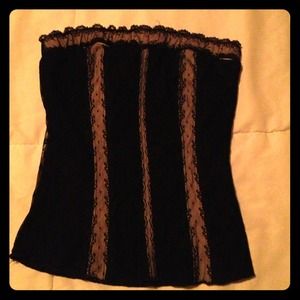 Corset top stretchy