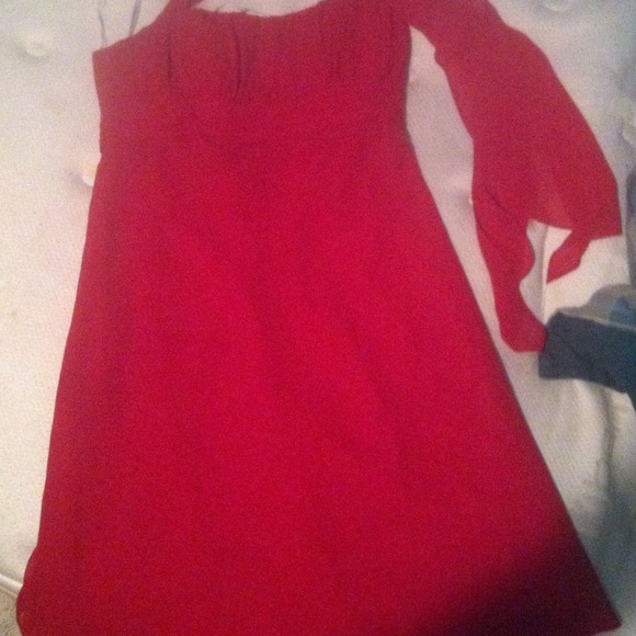 Red Junior Bridesmaid Dress