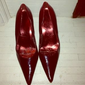 **BUNDLE** Rampage Burgundy Ombré Pumps