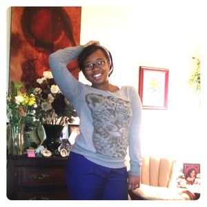 Gray Cheetah Sweatshirt from H&M