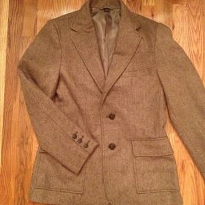 TRADED🚫Brown Tweed Boyfriend Blazer