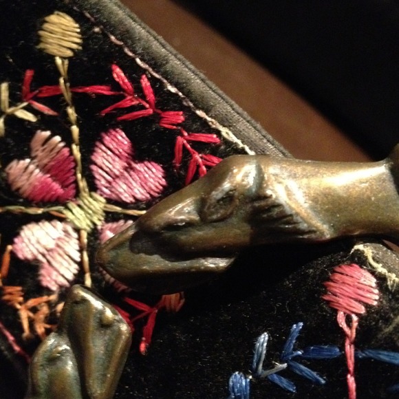 ✂️Handmade Silk Embroidery/ Brass Hardware Belt