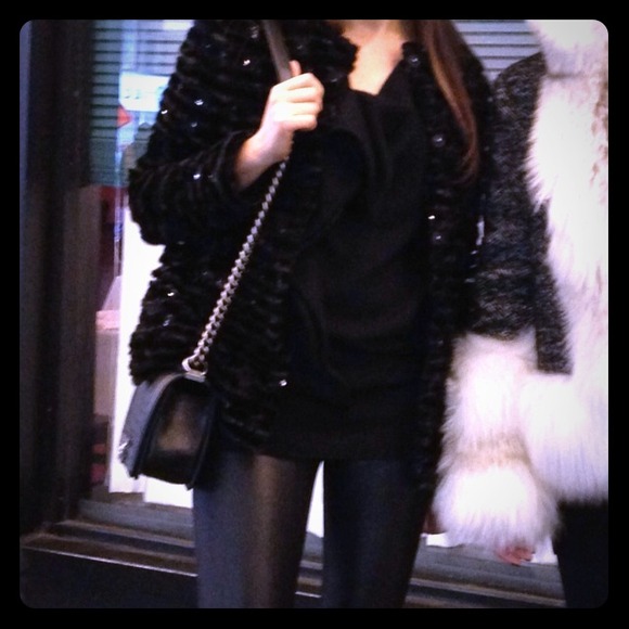 Trilogy Mink Fur and Sequin Jacket - Picture 1 of 4