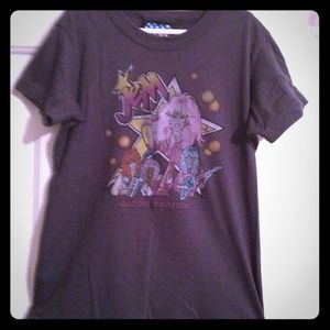 Vintage Jem & the Holograms dark grey tshirt. Med.