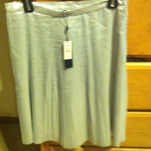 Talbots silver party skirt - Picture 1 of 3