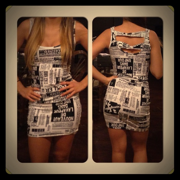 Newspaper dress