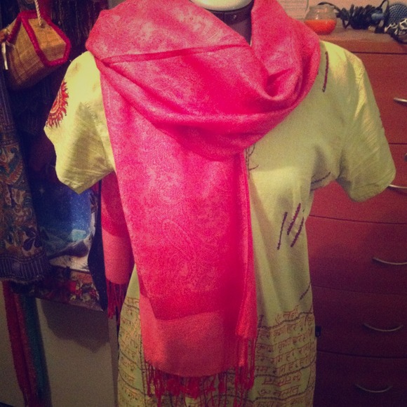 Pink Pashmina Scarf