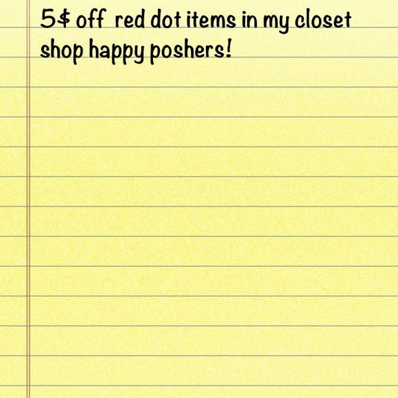 Some great deals, red dot only