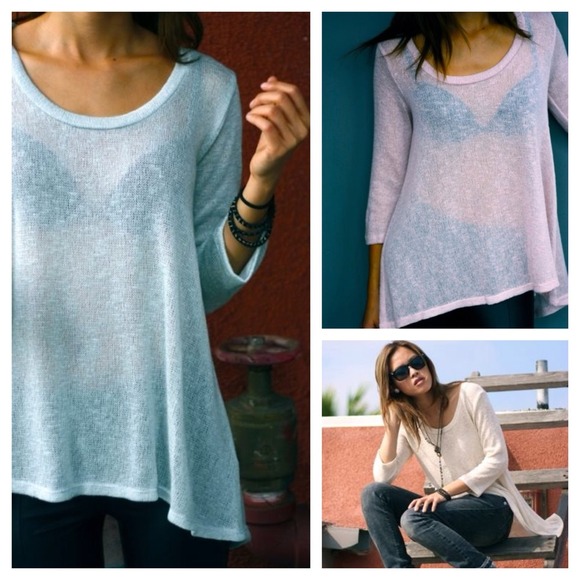 Blue Knit Top (SOLD)