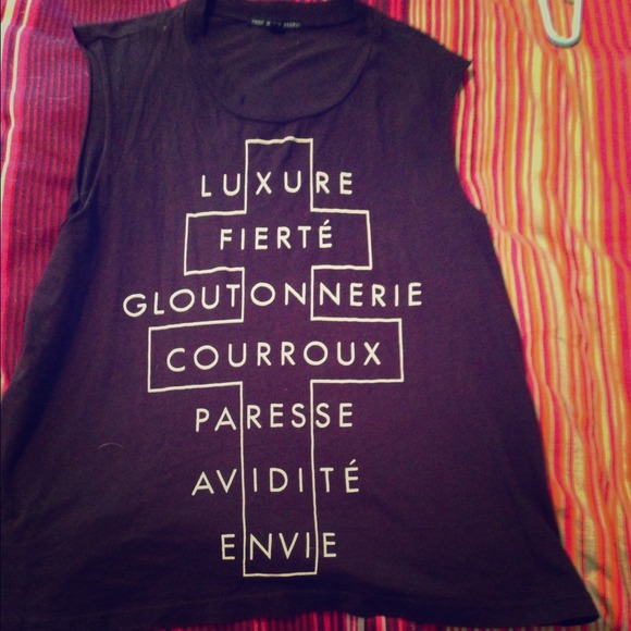 Truly Madly Deeply XS Urban Outfitters Muscle Tee