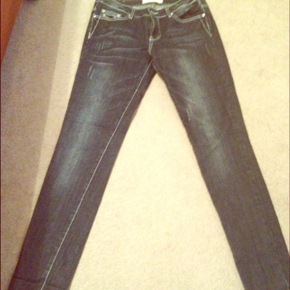 Embellished Skinny Jeans