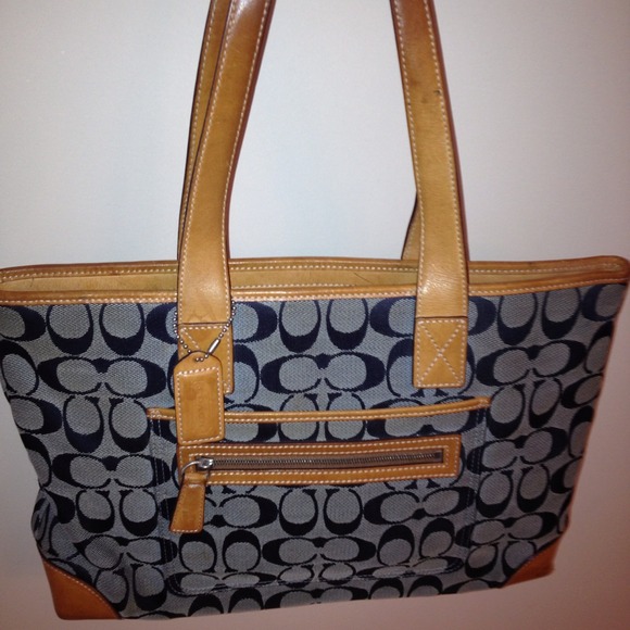 Denim Coach Purse - Picture 1 of 1