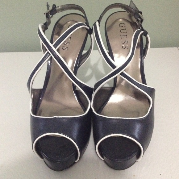 Dark blue Guess shoes