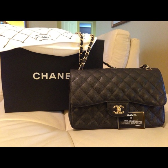 Chanel Caviar Jumbo Double Flap with GHW