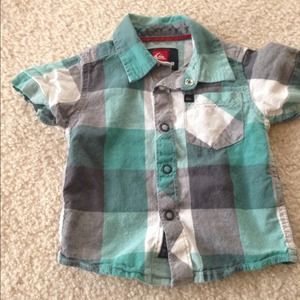 Reserved***Quiksilver boys button up top